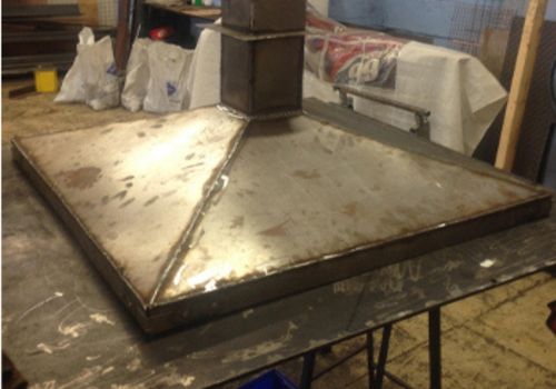 KH Fabrications steel funnel