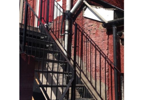 KH Fabrications welding black steel staircase